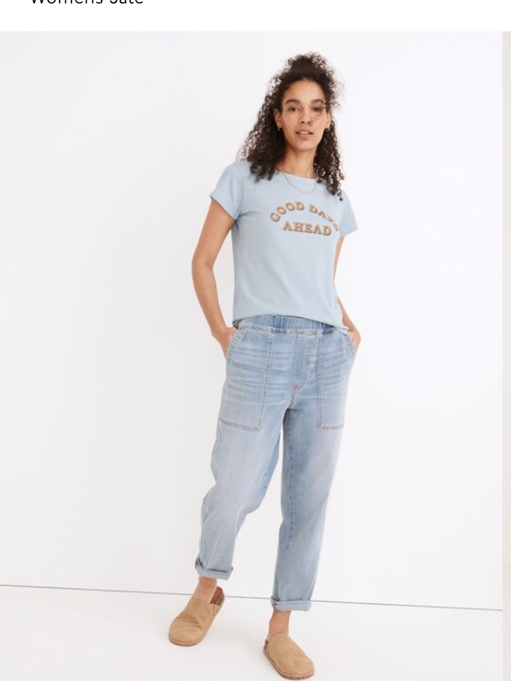 Madewell Light Blue Straight-Leg Jeans